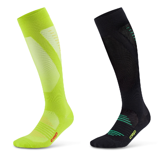 CEP Ultralight Core Run Compression Socks showing in 2 colours