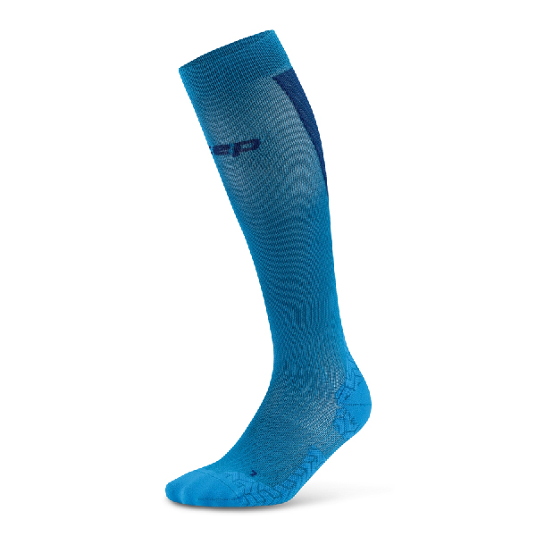 CEP Ultralight Core Run Compression Socks showing blue/dark-blue